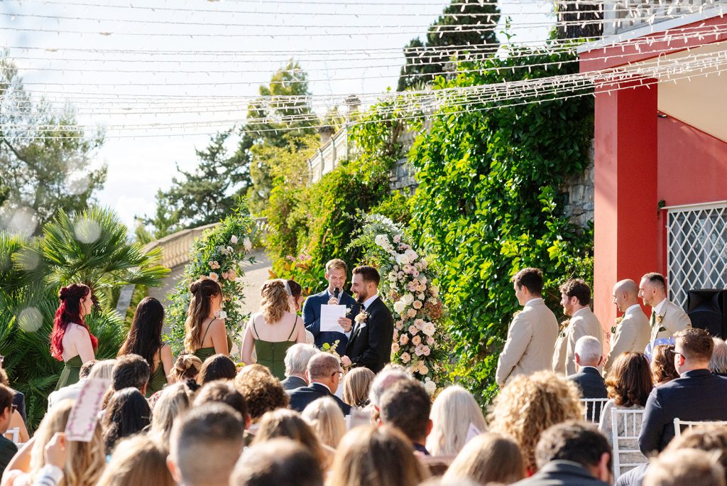 wedding italy villa casa rossa 1860