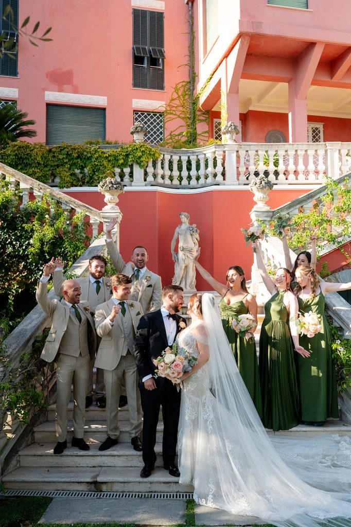 wedding italy villa casa rossa 1860