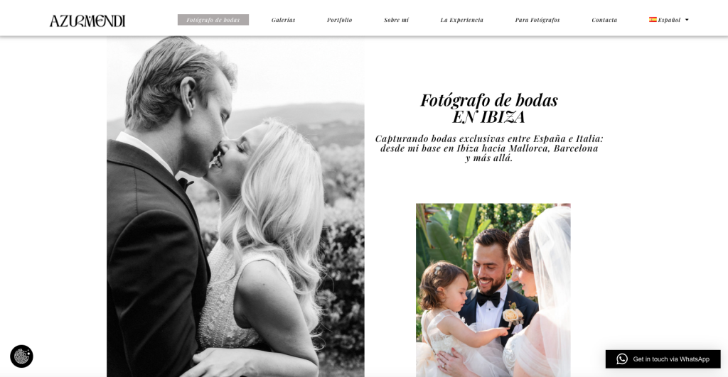 diseño web fotografos