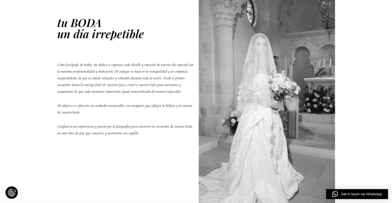 diseño web fotografos