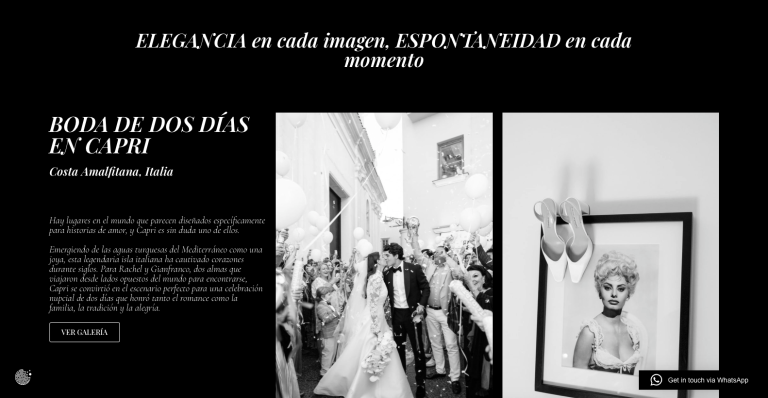 diseño web fotografos